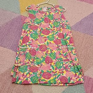 Htf Lilly pulitzer shift Minnie by Lilly Pulitzer tulips girls 6 easter spring